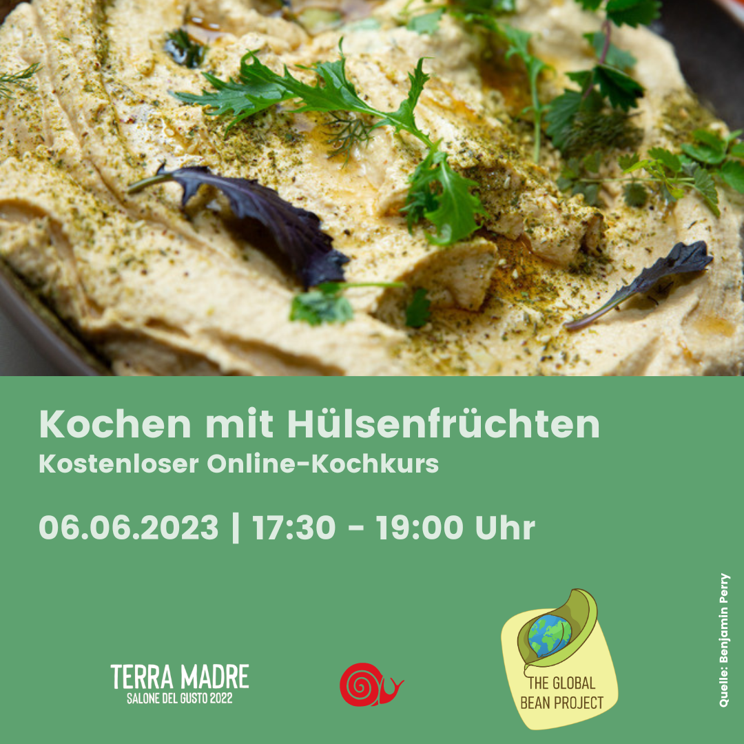 Kostenloser OnlineKochkurs Kochen mit Hülsenfrüchten — Slow Food